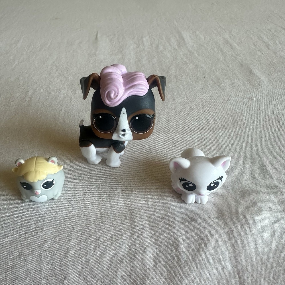 LOL Surprise! Pets Lot Of 3 Figures DJ K9, Hammy Tide,‎ Cat Replacement Toys